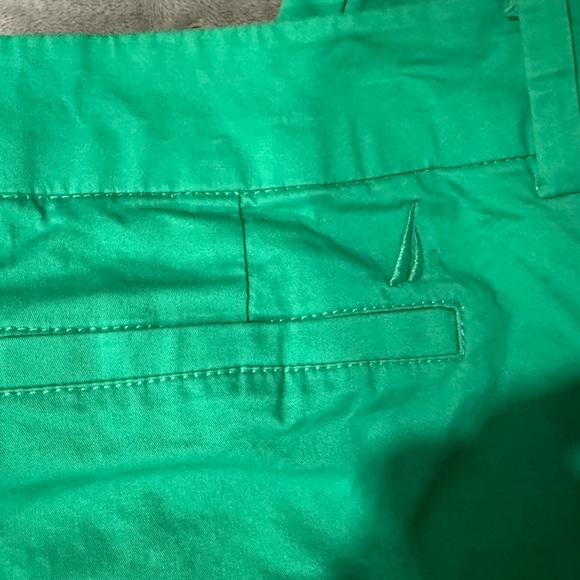 Nautica Cotton Blend Green Chinos - Picture 2 of 9